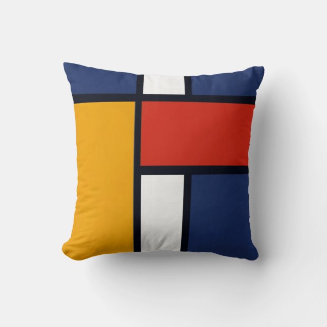 Cojín Decorativo Mondrian (Anverso)