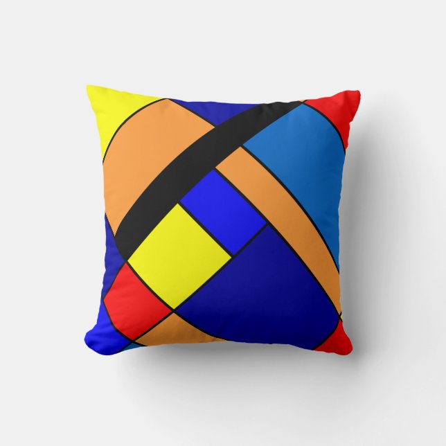 Cojín Decorativo Mondrian #2 (Anverso)