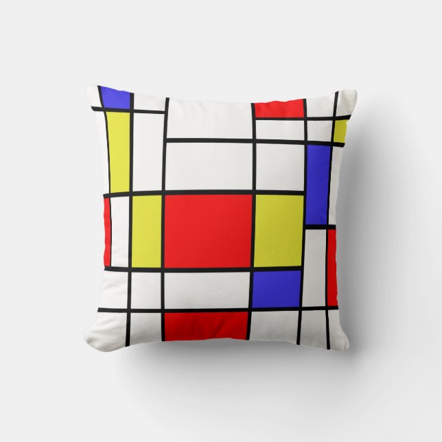 Cojín Decorativo Mondrian #58 (Anverso)
