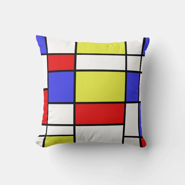 Cojín Decorativo Mondrian #59 (Anverso)