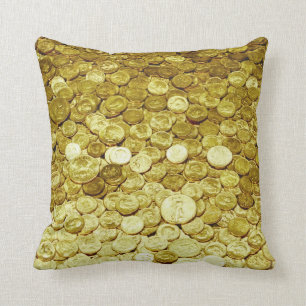 Cojín Decorativo monedas de oro
