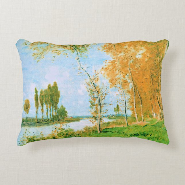 Cojín Decorativo Monet - La Primavera en Argenteuil, (Anverso)