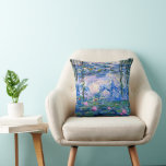 Cojín Decorativo Monet - Lilies de agua, 1919,<br><div class="desc">Pintura de Claude Monet de 1919,  Water LIlies (rosa).</div>