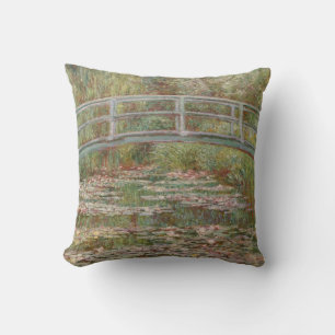 Cojín Decorativo Monet Puente Japonés Francés Giverney