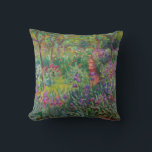 Cojín Decorativo Monet "The Iris Garden at Giverny"<br><div class="desc">Monet fue fundador de la pintura impresionista francesa, de la cual "El Jardín Iris de Giverny" (pintado entre 1899 y 1900) es un hermoso ejemplo. Es una celebración de color, luz y movimiento. Cuando Monet compró la finca de Giverny, rediseñó el jardín de flores ya plantado en sus jardines. Su...</div>