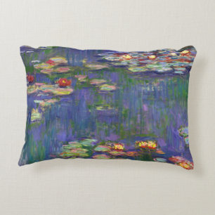 Cojín Decorativo Monet Water Lilies Masterpiece Pintura