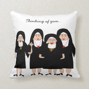 Cojín Decorativo Monjas en hábitos