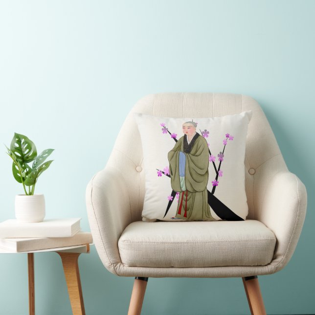 Cojín decorativo monje budista (Silla)