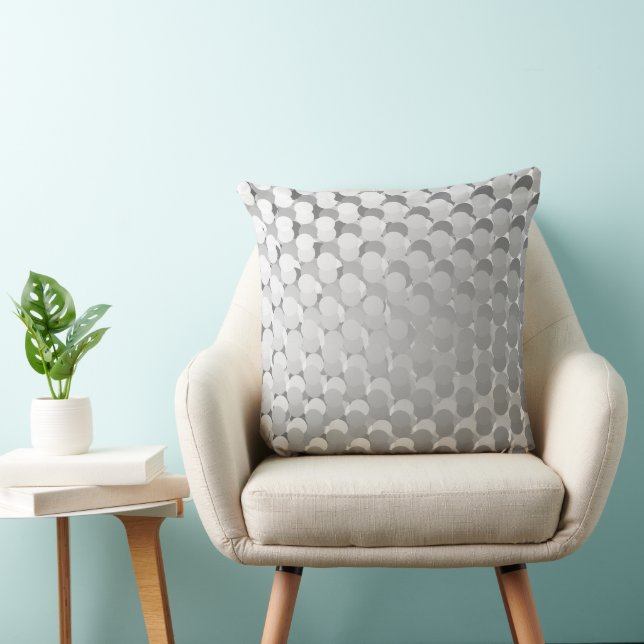 Cojín Decorativo Mono Dot Multi Layer Design Throw Pillow (Silla)
