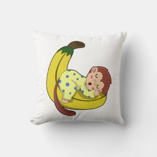 Cojín Decorativo Mono durmiendo en pijama