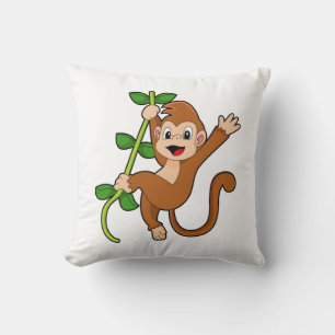 Cojín Decorativo Mono en la jungla
