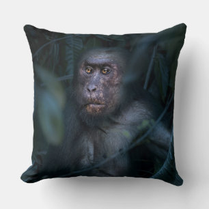 Cojín Decorativo Mono en la selva