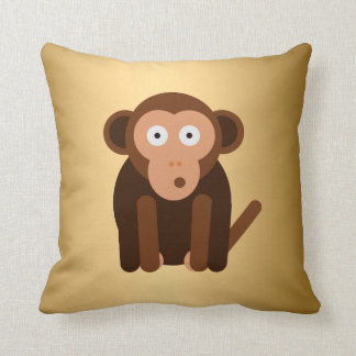 Cojín Decorativo mono lindo personalizado