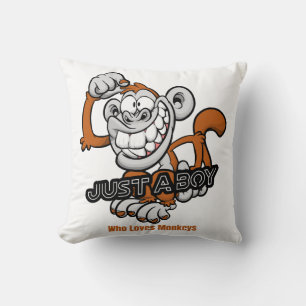 Cojín Decorativo mono sólo un niño