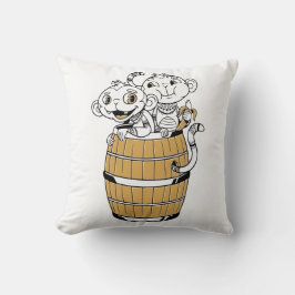 Cojín Decorativo Mono tribal personalizado