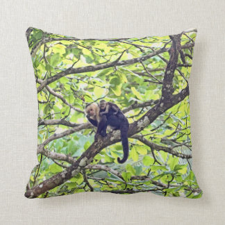 Cojín Decorativo Mono y bebé de la madre en selva