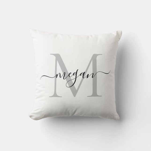 Cojín Decorativo Monogram Cushion - Add your Name (Anverso)
