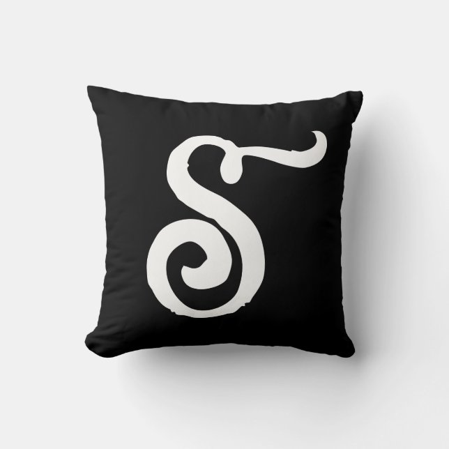 COJÍN DECORATIVO MONOGRAM DE SCRIPT ESTILO (Anverso)
