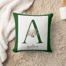 Monogram Floral Letter A