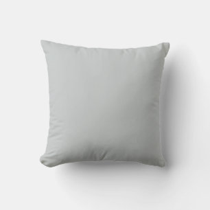 Cojín Decorativo MONOGRAM sólido GRIS CLARO personalizado