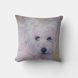 COJÍN DECORATIVO MONOGRAM WHIMSICAL WEST HIGHLAND TERRIER