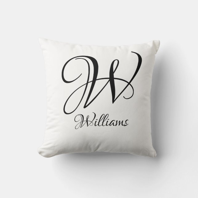 Cojín Decorativo Monograma (Anverso)