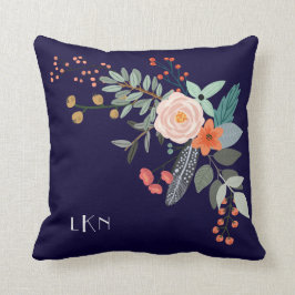 Cojín Decorativo Monograma botánico