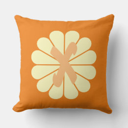Cojín Decorativo Monograma de flor de bonito