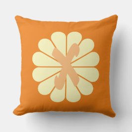 Cojín Decorativo Monograma de flor de bonito