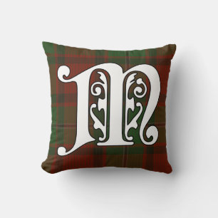 Cojín Decorativo Monograma de MacPhail Clan Tartan