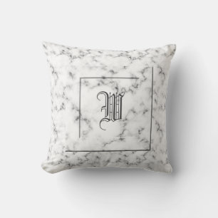 Cojín Decorativo Monograma de mármol
