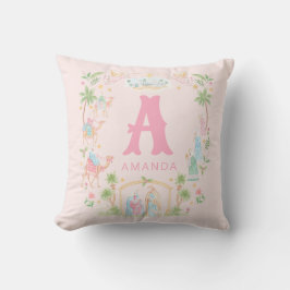Cojín Decorativo Monograma de Natividad Pastel