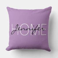 Monograma del hogar de color violeta africano