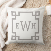 Monograma del moderno Personalizado de la llave gr