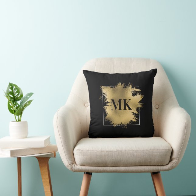 Cojín Decorativo Monograma dorado (Silla)