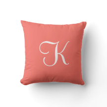 Monograma elegante moderno de Personalizado rosa d