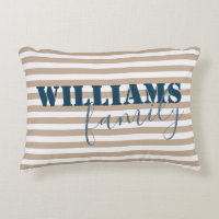 monograma familiar de rayas de una casa de campo m