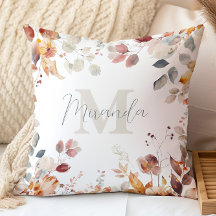 Monograma floral personalizado