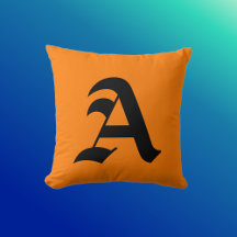 Monograma inteligente básico simple negro inicial