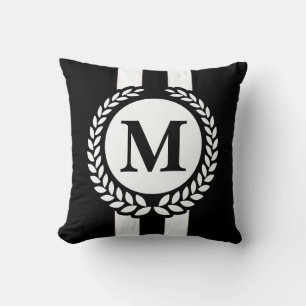 Cojín Decorativo Monograma negro