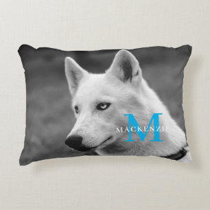 Cojín Decorativo Monograma Personalizado personalizado Mascota de p