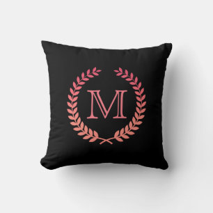 Cojín Decorativo Monograma rosa