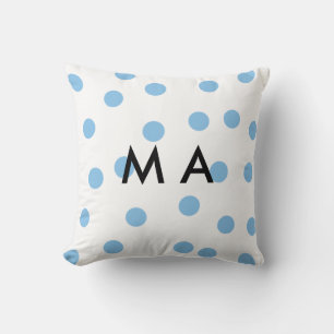 Cojín Decorativo Monograma simple añade tu letra nombre hombre mini