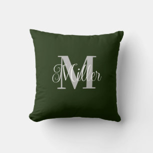 Cojín Decorativo Monograma simple y personalizado