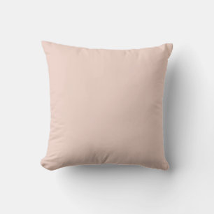 Cojín Decorativo MONOGRAMA sólido ROSA CLARO personalizado