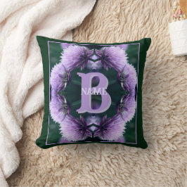 Cojín Decorativo Monograma tu nombre con la inicial personalizada A