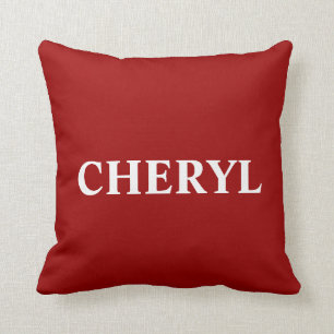 Cojín decorativo monogramado