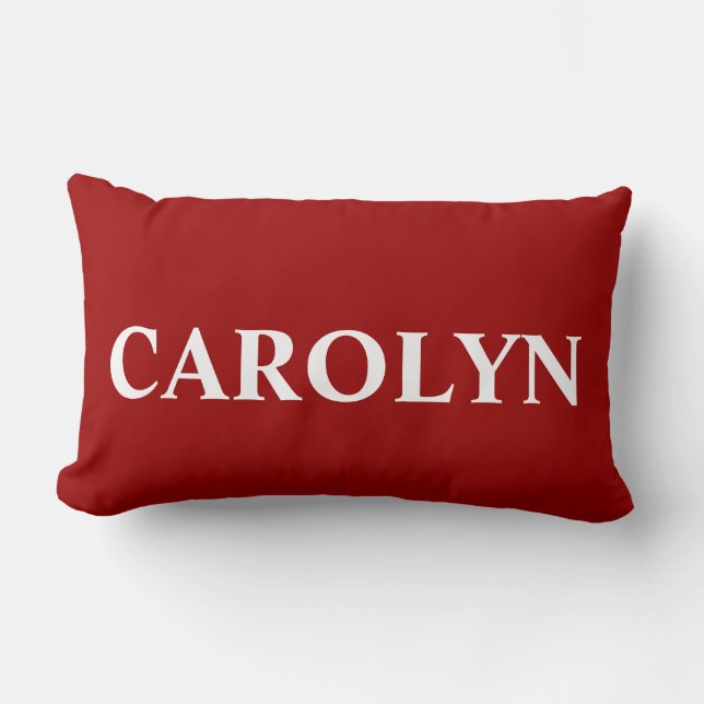 Cojín decorativo monogramado (Anverso)