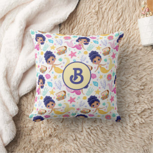 Cojín decorativo Monogramado Mermaid Life