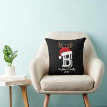 Monogramed Family Name Santa Claus Navidades